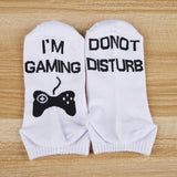 Max 1 Pair Women Mens Fashion Cotton Novelty Ankle Socks with Novelty Words 5cm