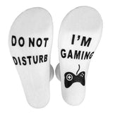 Max 1 Pair Women Mens Fashion Cotton Novelty Ankle Socks with Novelty Words 5cm