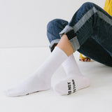 Max 1 Pair Women Mens Fashion Cotton Novelty Ankle Socks with Novelty Words 10cm