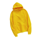 Hooded Fleece Sweatshirt Casual Basic Pullover Sweatshirt for Women Men L