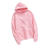 Max Women Mens Hooded Fleece Sweatshirt Casual Basic Pullover Sweatshirt M