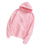 Max Women Mens Hooded Fleece Sweatshirt Casual Basic Pullover Sweatshirt M
