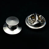 Max Lapel Pin 2cm Clear Rhinestone Crystal Brooch Pin Flower for Women Girls