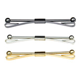 Max 3Pack Tie Collar Pin Shirt Clip Bar Brooch Wedding Suit Jewelry Gifts 2.4''