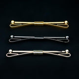 Max 3Pack Tie Collar Pin Shirt Clip Bar Brooch Wedding Suit Jewelry Gifts 2.4''