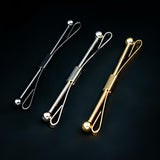 Max 3Pack Tie Collar Pin Shirt Clip Bar Brooch Wedding Suit Jewelry Gifts 2.4''