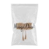 Max Womens Lace Leather Wide Waist Belt Cincher Elastic Band Corset Light Tan