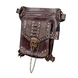 Max Retro Gothic Steampunk Rock Waist Pack Shoulder Bag Coin Purse Leg Bag