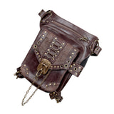 Max Retro Gothic Steampunk Rock Waist Pack Shoulder Bag Coin Purse Leg Bag