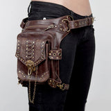 Max Retro Gothic Steampunk Rock Waist Pack Shoulder Bag Coin Purse Leg Bag