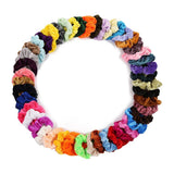 Max Maxb Set of 46 Women's Velvet Scrunchies Assorted Rubber Hair Band Tie Stretchy