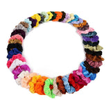 Max Maxb Set of 46 Women's Velvet Scrunchies Assorted Rubber Hair Band Tie Stretchy