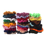 36x Lots Hair Scrunchies Stretchy Hair Band Soft Ponytail Holder Hair Decors