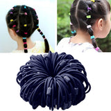 Max 100x Simple Rubber Band Ponytail Holder Women's Rubber Ring Headwear Jewelry