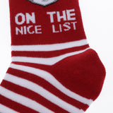 Christmas Holiday Casual Socks Cotton Crew Socks Santa Claus