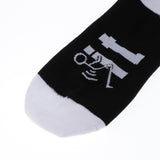 Unisex Funny Socks It F**k Crew Socks Causal Winter Warm Tube Socks White