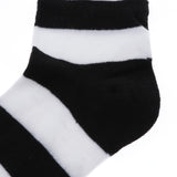 Women Striped Long Socks Causal Soft Knitted Stockings Tube Socks White
