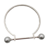 Maxbell High grade shallow gold clip Silver