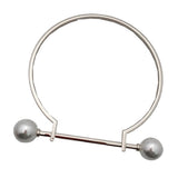Maxbell High grade shallow gold clip Silver