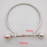 Maxbell High grade shallow gold clip Silver