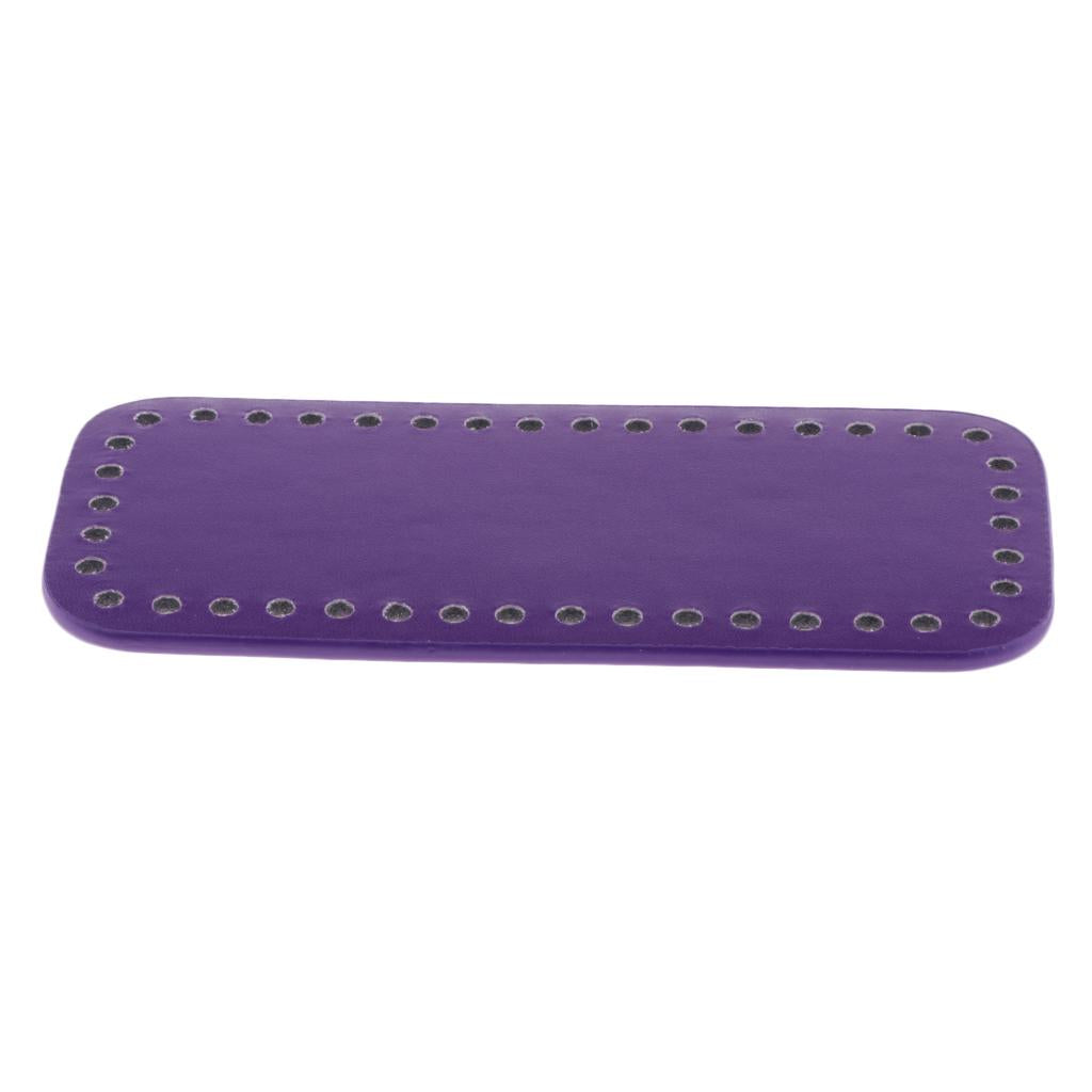 Solid Design Bag Bottom Shaper Cushion Insert Base for Bag Making Purple