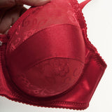 Max Special Pocket Bra for Fake Boobs Silicone Breast Forms Brassiere Red 34-75D