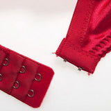 Max Special Pocket Bra for Fake Boobs Silicone Breast Forms Brassiere Red 34-75D