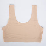 Max Pocket Bra Crop Top Silicone Fake Boobs for Mastectomy Brassiere Tank Top A