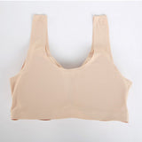 Pocket Bra Crop Top Silicone Fake Boobs for Mastectomy Brassiere Tank Top B