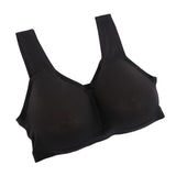 Max Black Sexy Full Coverage Special Pocket Bra Breast Form Crossdresser Bra A