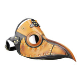 Maxbell Leather Plague Doctor Cosplay Steampunk Bird Goth Mask Halloween Costumes