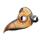 Maxbell Leather Plague Doctor Cosplay Steampunk Bird Goth Mask Halloween Costumes