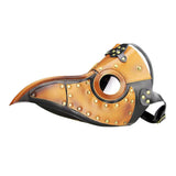 Maxbell Leather Plague Doctor Cosplay Steampunk Bird Goth Mask Halloween Costumes