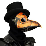 Maxbell Leather Plague Doctor Cosplay Steampunk Bird Goth Mask Halloween Costumes