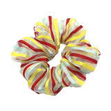 Max 2x Stripe Hair Scrunchies Hair Band Ponytail Holder Hair Ropes Hair Decors