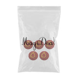 Maxbell 5pcs Round Craft Shank Fabric Covered Buttons Decors for Scrapbooking Pear