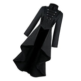 Max Retro Style Victorian Gothic Coat Jacket Medieval Tailcoat Outerwear L