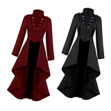 Max Retro Style Victorian Gothic Coat Jacket Medieval Tailcoat Outerwear L