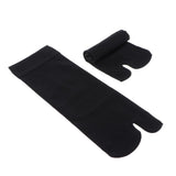 2 Pair Women No Show Socks Tabi Socks Non Slip Ankle Crew Socks Black