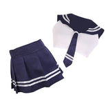 Maxbell School Girl Costumes Blue