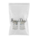 Antique Style Hair Clips Hairpins Pearl Beads Tassel Hair Accessories Silver