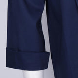 Max Maxb Unisex Chef Jackets Coat Long Sleeves Shirt Kitchen Uniforms Dark Blue L