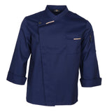 Max Maxb Unisex Chef Jackets Coat Long Sleeves Shirt Kitchen Uniforms Dark Blue L