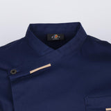 Max Maxb Unisex Chef Jackets Coat Long Sleeves Shirt Kitchen Uniforms Dark Blue L