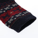 Wool Blend Cozy Crew Socks Causal Winter Christmas Ankle Socks Dark Blue