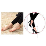 Max Women Fleece Lined Leggings High Waist Stretch Winter Warm Tights Dark Green