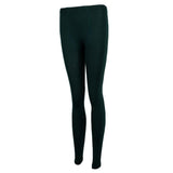 Max Women Fleece Lined Leggings High Waist Stretch Winter Warm Tights Dark Green