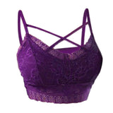 Max Women's Comfort Sexy Embroidered Lace Unpadded Push up Everyday Bra L