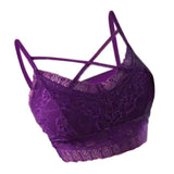 Max Women's Comfort Sexy Embroidered Lace Unpadded Push up Everyday Bra L