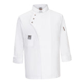 Max Unisex Chef Jackets Coat Long Sleeves Shirt Kitchen Uniform Workwear White M